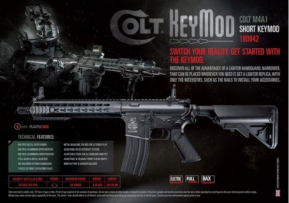 Picture of COLT M4A1 FULL METAL 10 KEYMOD
